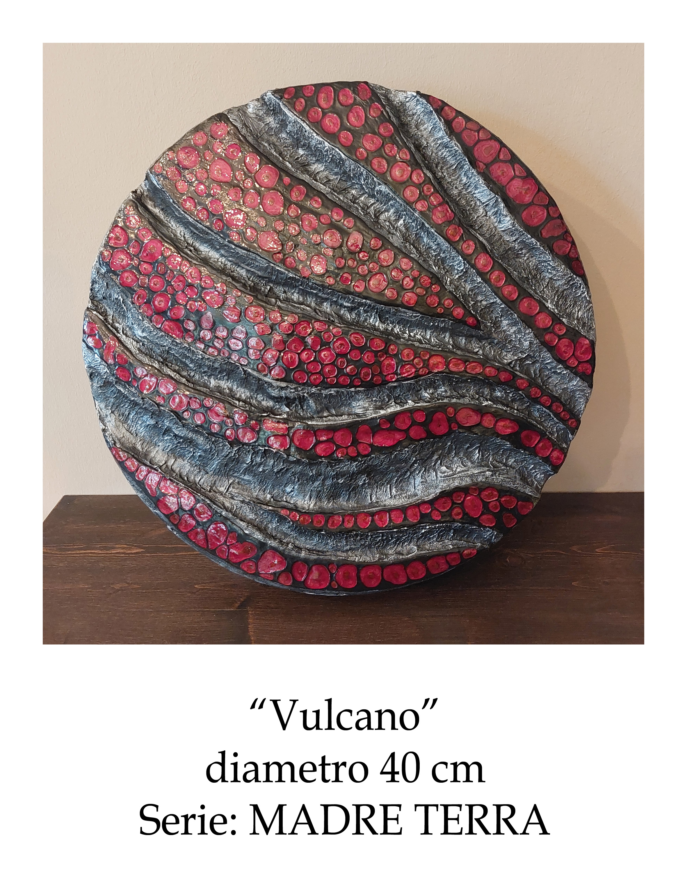 dipinto vulcano